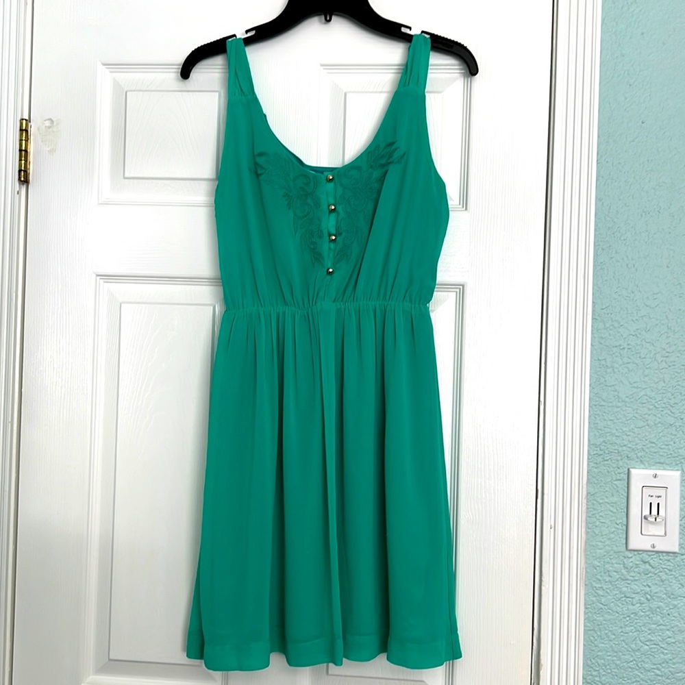 Small Turquoise Papaya dress